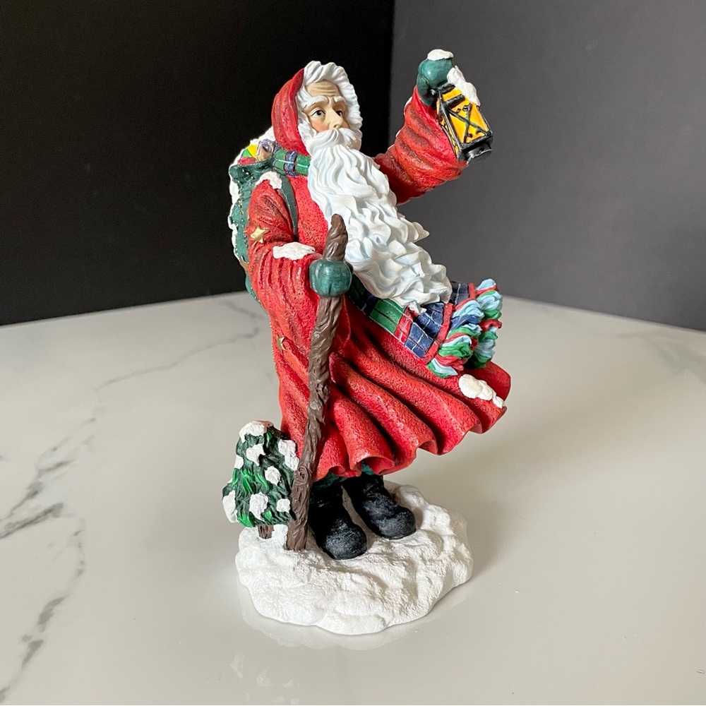 Midnight Visitor Santa Figurine by Pipka